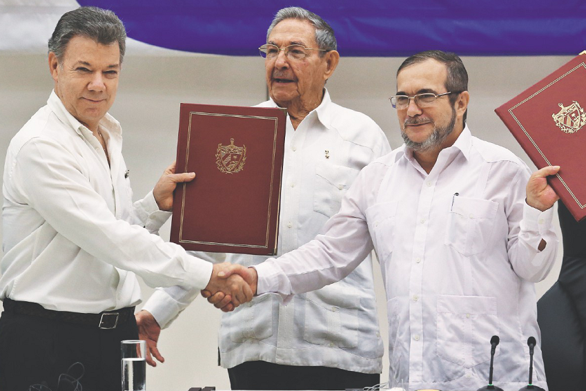 Pronunciamiento de partidos politicos sobre el acuerdo de Santos con la Farc.
