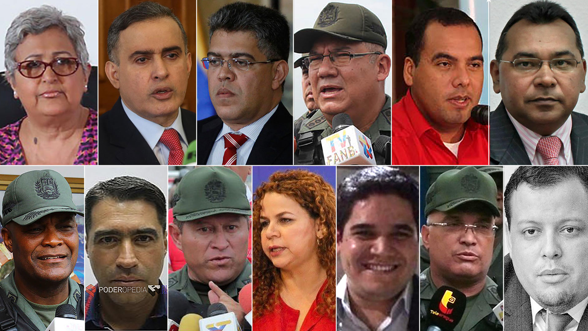 Sancionados 13 funcionarios actuales y anteriores del régimen de Venezuela por el Departamento del Tesoro de USA.