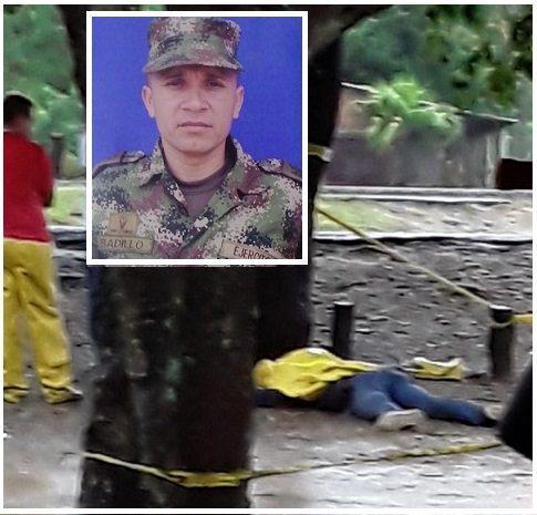 Asesinan en plan pistola a un soldado escolta del comandante del Biter No 5 en Aguachica, sur del Cesar.