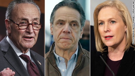 Piden la renuncia a Andrew Cuomo, Senadores Demócratas, Schumer y Gillibrand de Nueva York, por estar señalado de acoso sexual