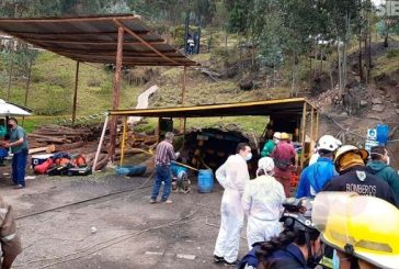 Derrumbe de mina en Tópaga, Boyacá deja Ocho mineros desaparecidos, cuatro muertos y un herido.