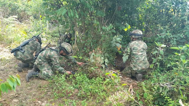 3 militares muertos en un campo minado de Dagua (Valle).