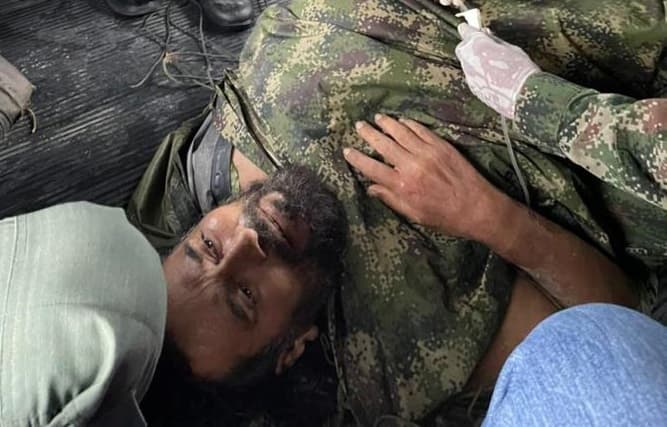 Alias Fabián líder del ELN víctima de un bombardeo en el Chocó murió 10 días después en una clínica de Cali