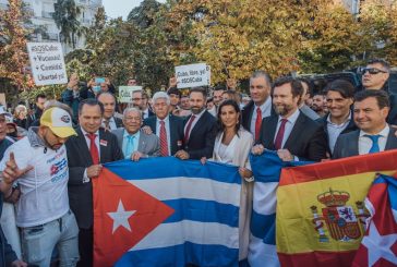 Cubanos reciben solidaridad desde el exterior. En España parlamentarios de Vox salieron a acompañarlos