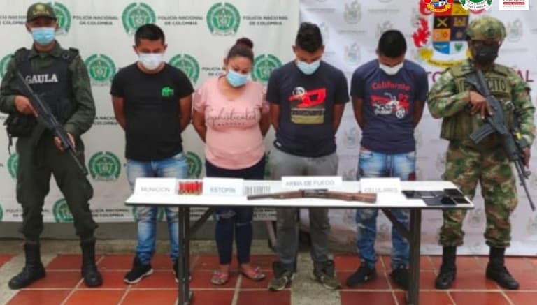 Juez envía a la cárcel a cuatro presuntos responsables del secuestro extorsivo de una mujer en Santander de Quilichao, Cauca