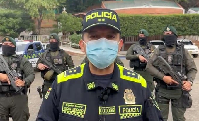 Atentan dos veces este sábado contra el comandante de la Policía Metropolitana de Cúcuta, dos patrulleros heridos