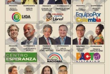 Así quedó definido el tarjetón electoral de candidatos a la Presidencia de Colombia 2022