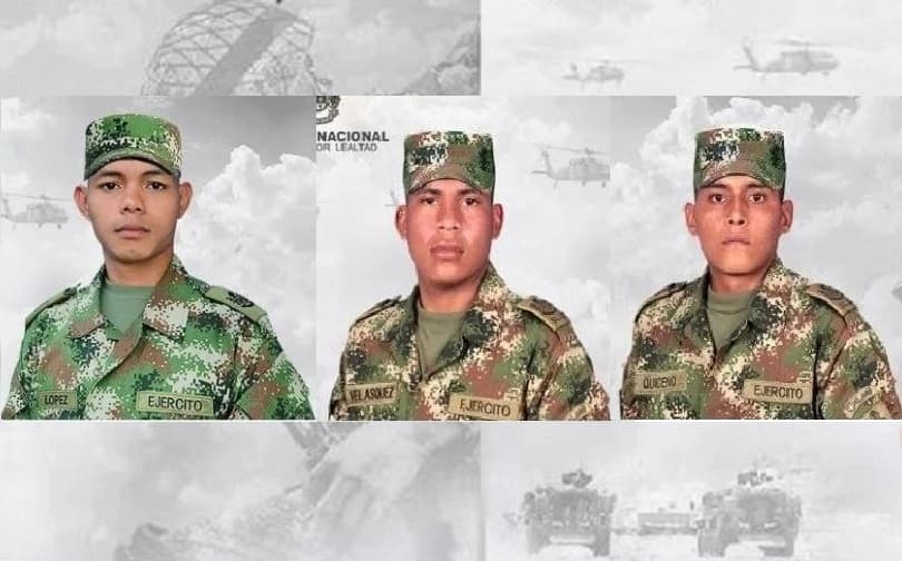 Criminales de grupos narcoterroristas que delinquen en Antioquia asesinaron a tres militares