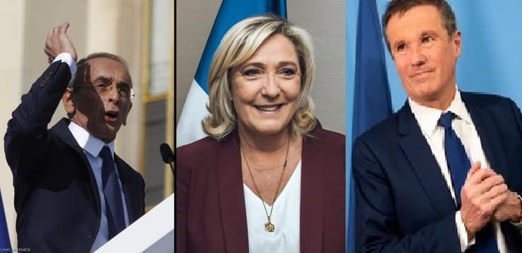 Conservadurismo Francés se une para derrotar al globalista Emmanuel Macron. Le Pen recibe apoyo de Eric Zemmour y Nicolas Dupont-Aignan