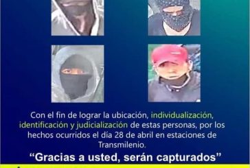 En el cartel de los más buscados, 4 terroristas urbanos por atentados del 28 de abril. Policía de Bogotá da 10 millones a quien informe donde están