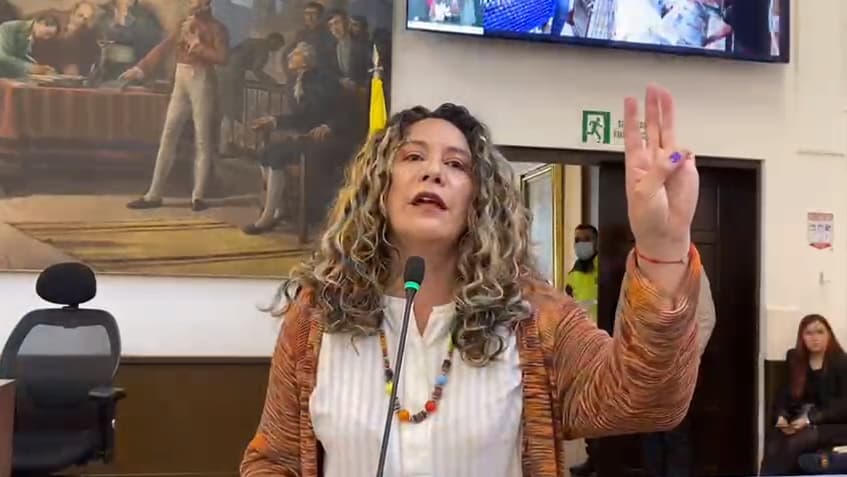 Concejal de Bogotá, Lucía Bastidas en debate de control político denunció la falta de gestión, y el acoso laboral en la Secretaría de Integración Social