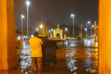 Fuertes lluvias inundan el aeropuerto en Centro Histórico de Cartagena, y 28 sectores más, 110.000 damnificados