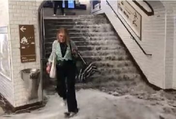 Se inunda el Metro de París por fuertes lluvias