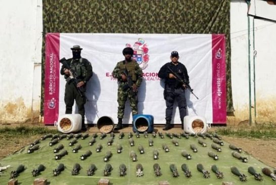 Ejército incautó 67 granadas de las FARC con las que planeaban atentar contra civiles y la Fuerza Pública