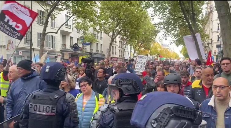 Estallan más de 150 manifestaciones en las calles de Francia contra Enmanuel Macron