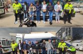 Juez dejó en libertad a 13 delincuentes venezolanos arrestados por atraco masivo a pasajeros de un bus de Transmilenio