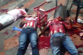 Masacre en Barranquilla, 4 personas fueron asesinadas, y 6 más resultaron heridas cuando miraban un partido de fútbol en un sitio público