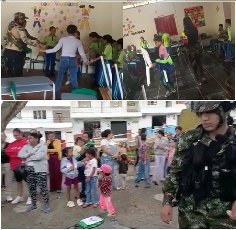 Sujetos armados del Frente 36 de las Farc ingresan a varios colegios de Antioquia y Norte de Santander a adoctrinar menores de edad