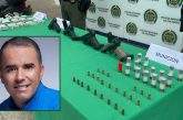 Alcalde de Yondó, Antioquia, Fabián Echavarría Rangel con 150 millones de pesos en efectivo, y cuatro pistolas