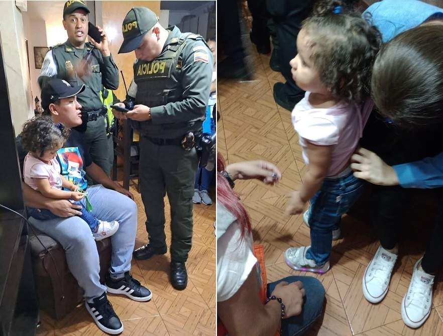 Menor de 18 meses raptada en Medellín este miércoles ya fue hallada, sana y salva