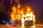 Terroristas incendian bus de servicio público en el sector conocido como Las Goteras, Casanare.